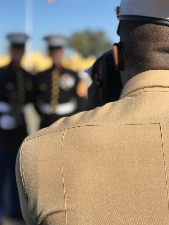United States Marine in Uniform